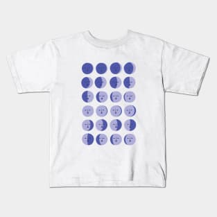 Moon cycle Kids T-Shirt